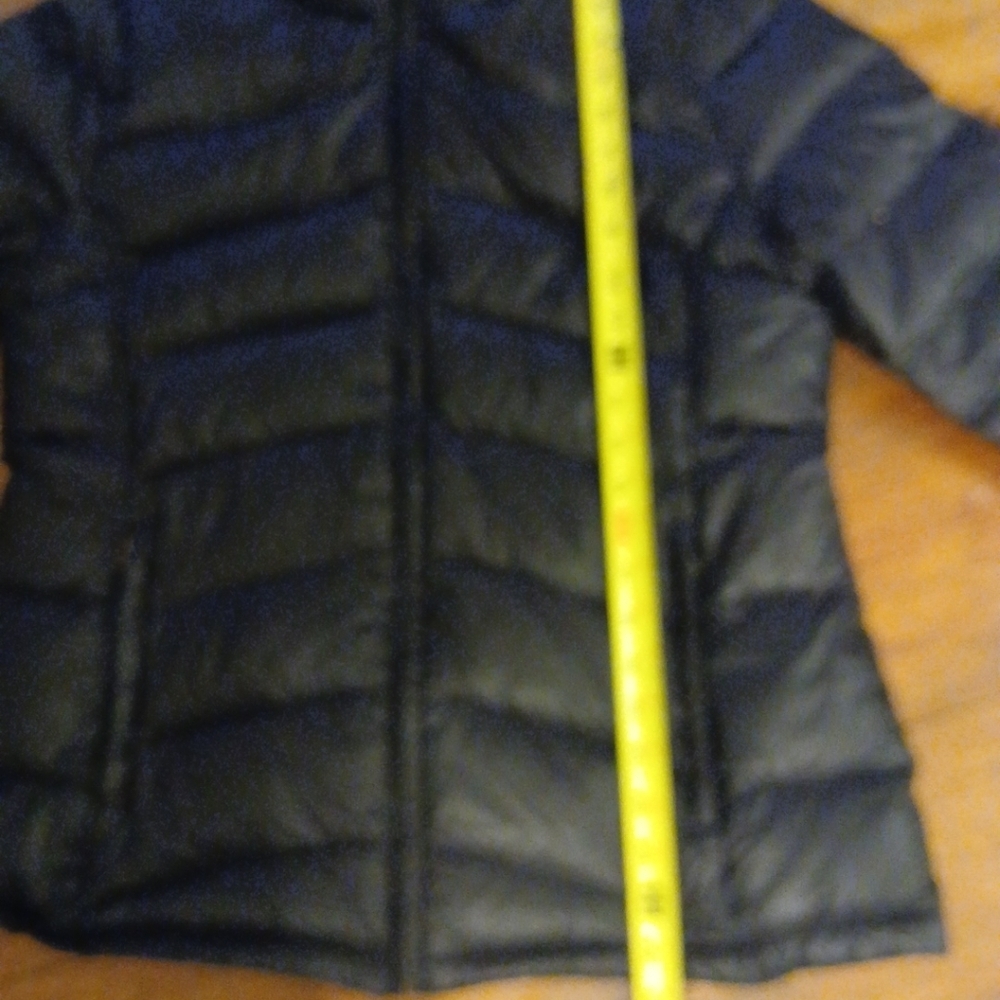 SIENA STUDIO Women's Black Quilted Hooded Puffer Down Packable Jacket Size Lg - Picture 8 of 9